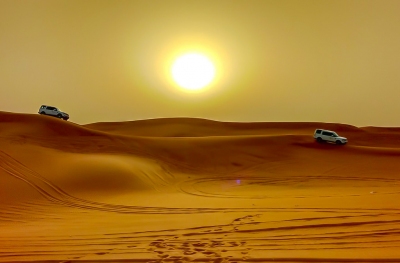Desert Safari in Abu Dhabi, UAE! (Trip & Travel Blog)  [flickr.com]  CC BY 
Informazioni sulla licenza disponibili sotto 'Prova delle fonti di immagine'
